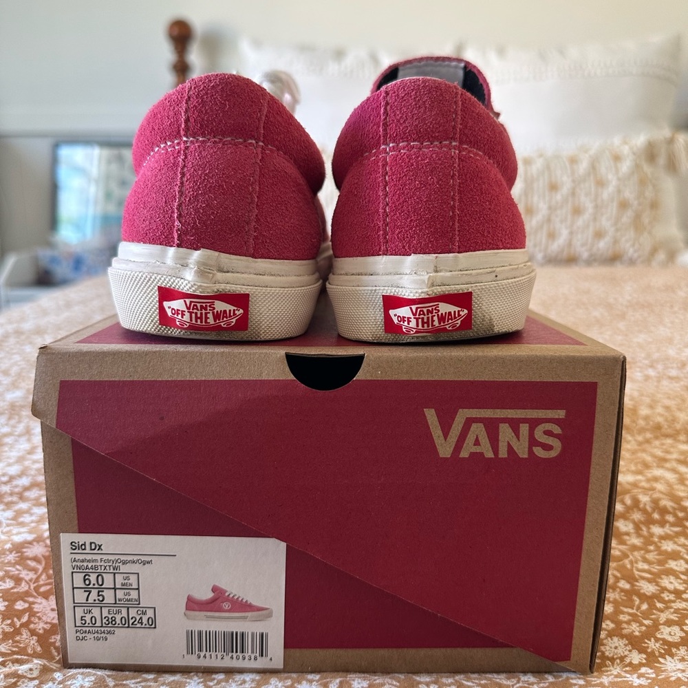 VANS Pink Sid Dx Womens - Picture 5 of 10